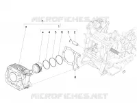 Cylinder-piston-wrist pin unit