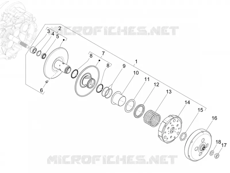 Driven pulley