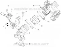 Throttle body - Injector - Inlet manifold