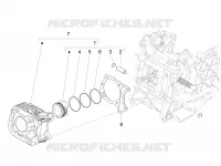 Cylinder-piston-wrist pin unit