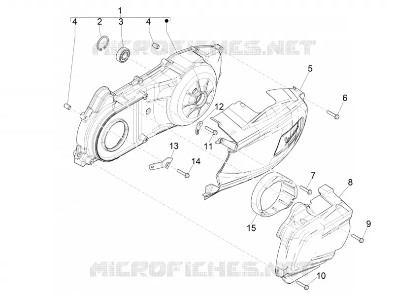 Crankcase cover - Crankcase cooling