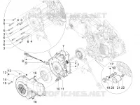 FLYWHEEL COVER - OIL FILTER