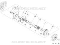 Driven pulley