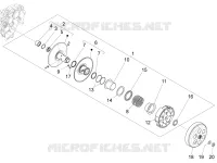 Driven pulley