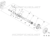 Driven pulley