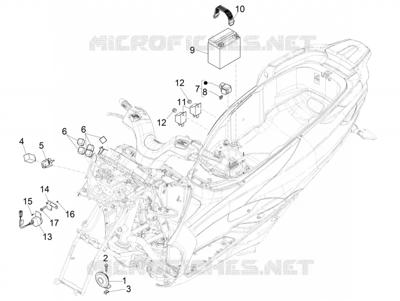Remote control switches - Battery - Horn