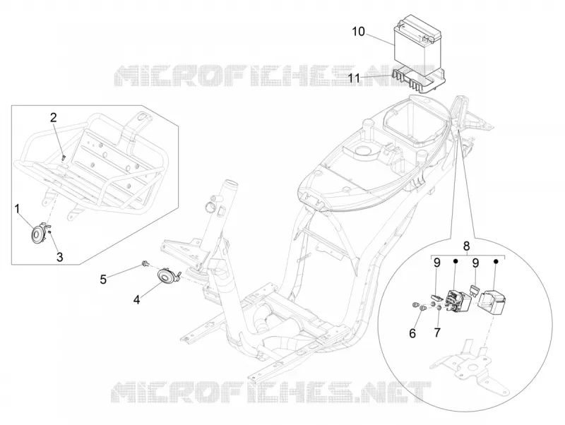 Remote control switches - Battery - Horn