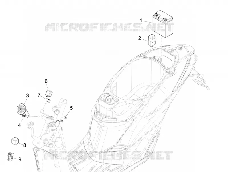 Remote control switches - Battery - Horn