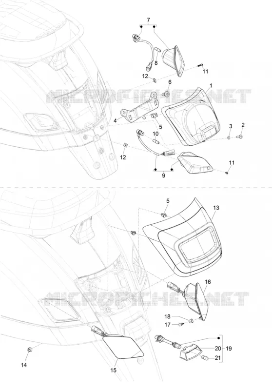 TAIL LIGHTS - INDICATORS