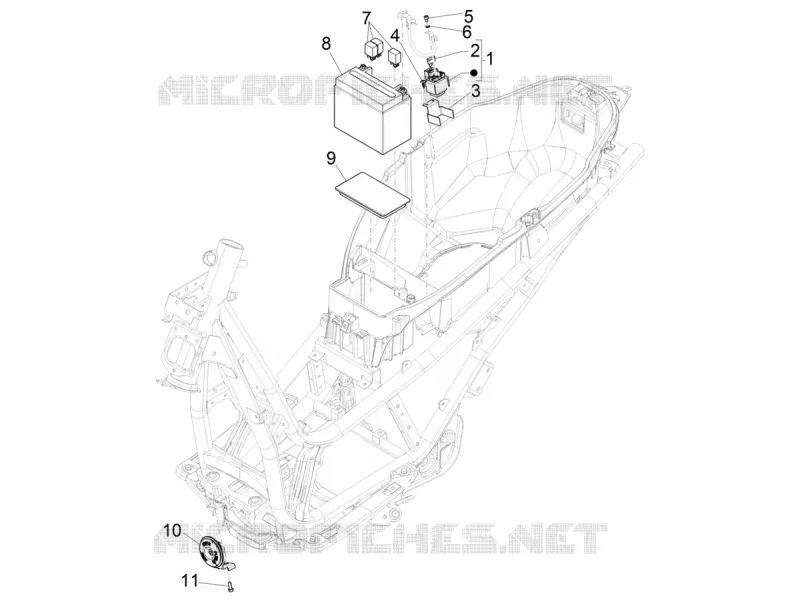 Remote control switches - Battery - Horn