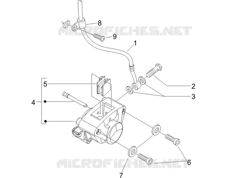 Brakes pipes - Calipers