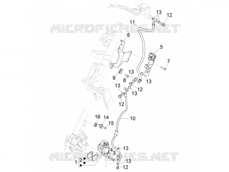 Brakes pipes - Calipers