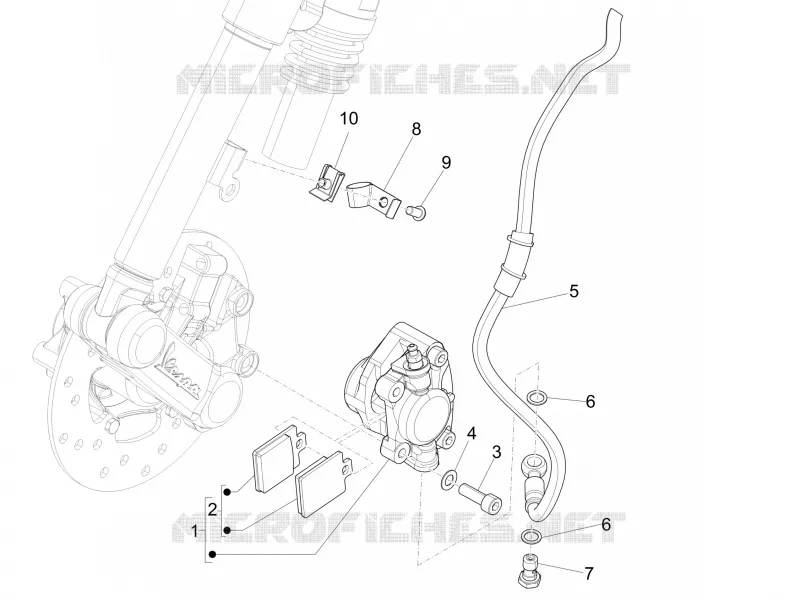 Brakes pipes - Calipers