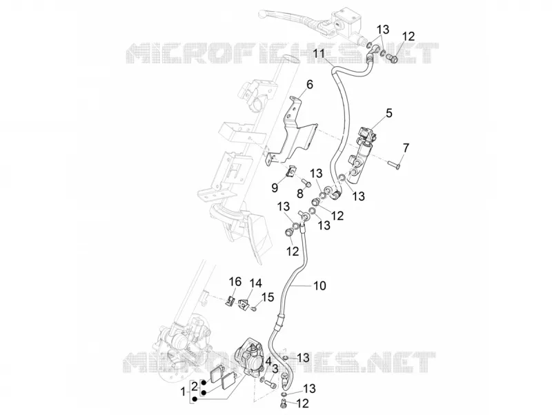 Brakes pipes - Calipers