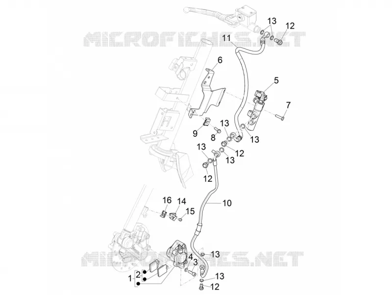 Brakes pipes - Calipers
