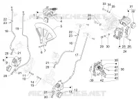 Brakes pipes - Calipers (ABS)