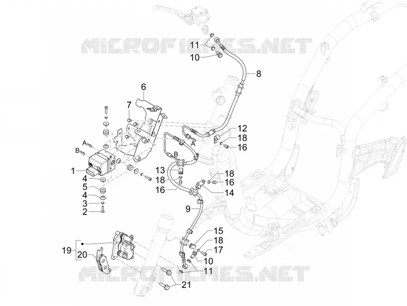 Brakes pipes - Calipers