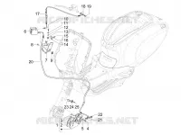 Brakes pipes - Calipers (ABS)