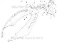 Rear cover - Splash guard