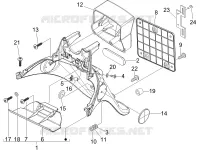 Rear cover - Splash guard