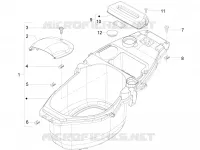 Helmet huosing - Undersaddle