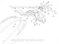 Rear cover - Splash guard