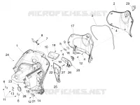 Front glove-box - Knee-guard panel