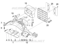 Rear cover - Splash guard