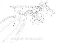 Rear cover - Splash guard