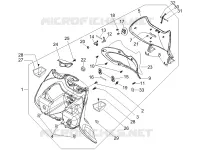Front glove-box - Knee-guard panel