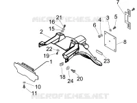 Rear cover - Splash guard