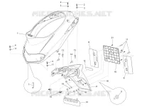 Rear cover - Splash guard