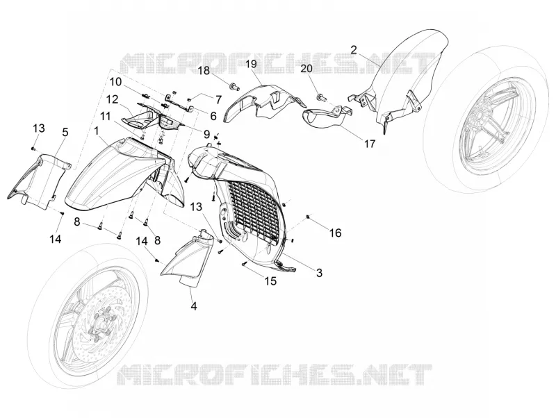 Wheel huosing - Mudguard
