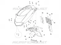 Rear cover - Splash guard