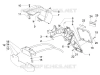 Rear cover - Splash guard
