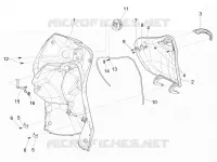 Front glove-box - Knee-guard panel