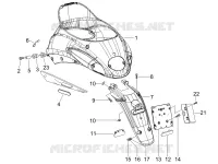 Rear cover - Splash guard