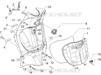 Front glove-box - Knee-guard panel