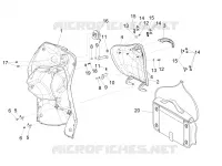 Front glove-box - Knee-guard panel