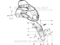 Rear cover - Splash guard