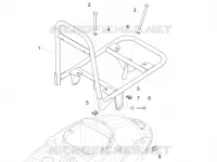 Rear luggage rack