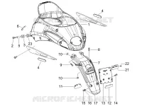 Rear cover - Splash guard