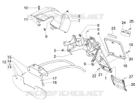 Rear cover - Splash guard