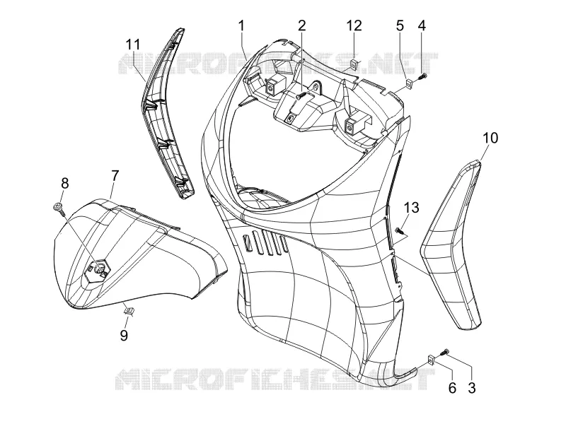 Front shield