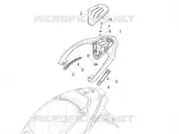 Rear luggage rack