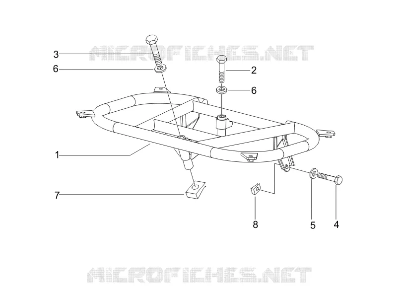 Rear luggage rack