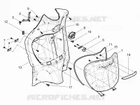 Front glove-box - Knee-guard panel