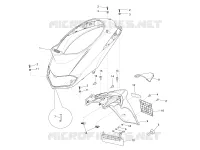 Rear cover - Splash guard