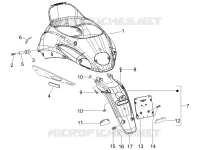 Rear cover - Splash guard