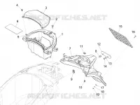 Rear cover - Splash guard